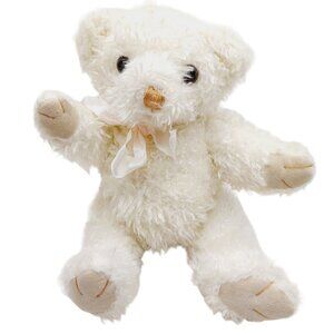 Effanbee Doll Company Plush Bear Bromley 11" Bear white Stuffed animal
